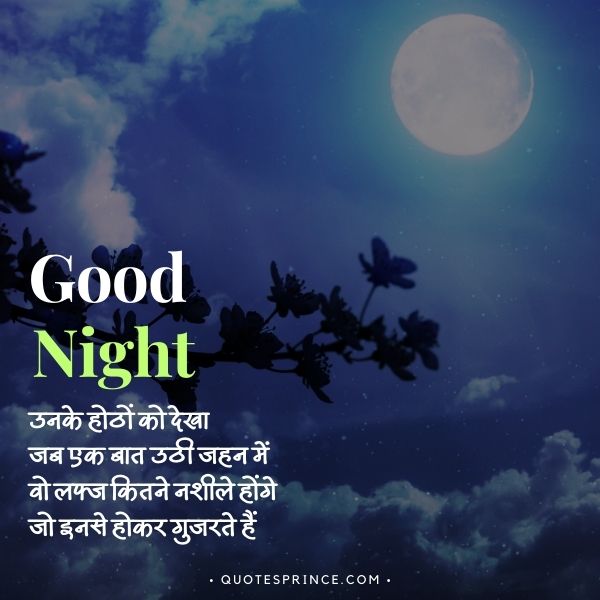 Good Night Shayari In English